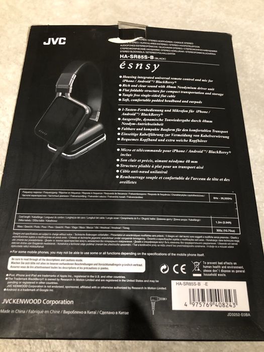 Casti JVC esnsy HA-SR85S-B