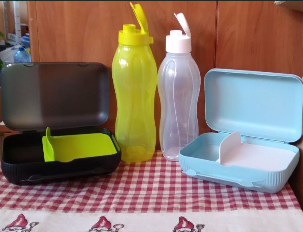 Детски бутилки, купички, прибори за готвене и хранене Tupperware