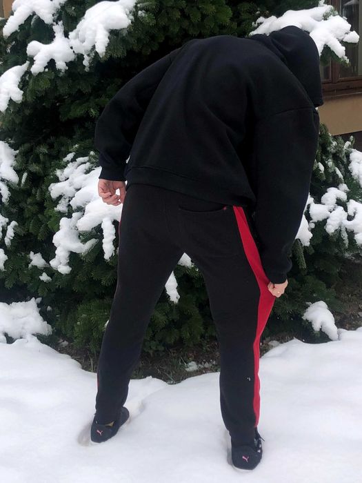 Hanorac negru de barbati / femei - Kanye West - YEEZY GAP BALENCIAGA