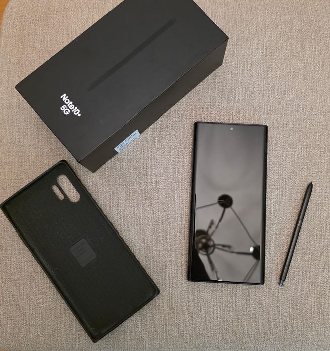 Samsung Note 10+ 5G Dual Sim. Cu factură, husă și cutie.