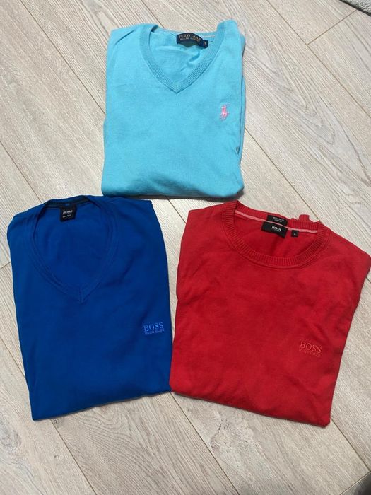 Pulovere Hugo Boss si Polo Ralph Lauren