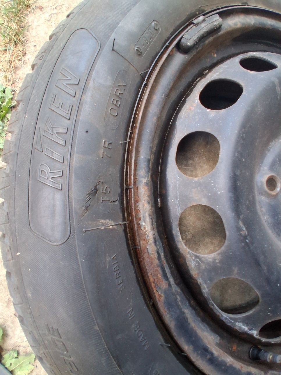 Гуми с джанти 205/60/r16 от Vw Sharan mk1