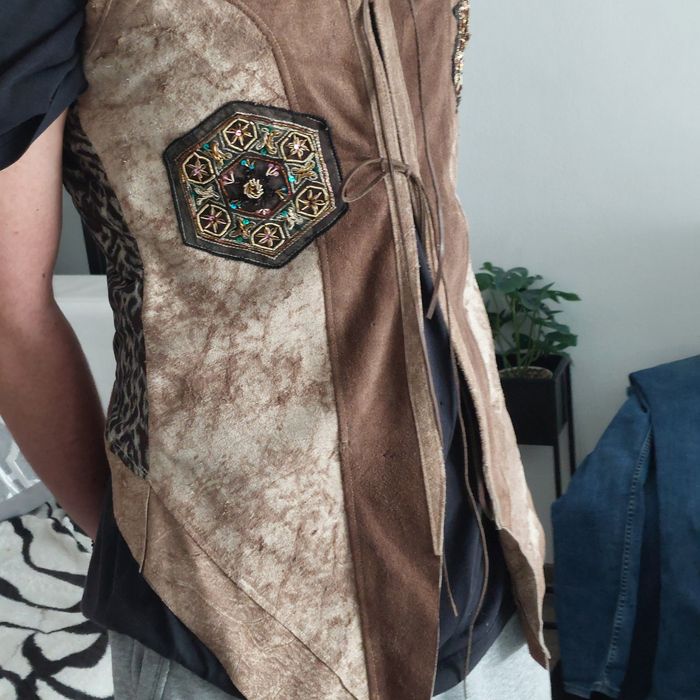 Vesta piele intoarsa