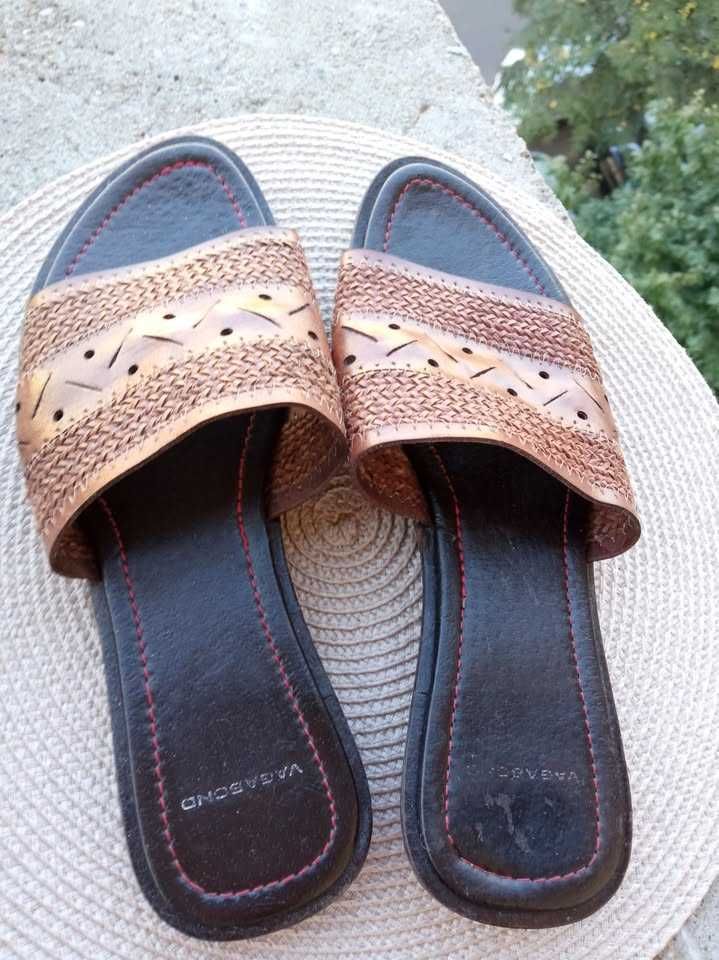 Slapi piele Vagabond, mar 39 (24.5 cm)