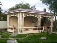 Foisoare , pergola, case si terase pe structura de lemn, diferite mode