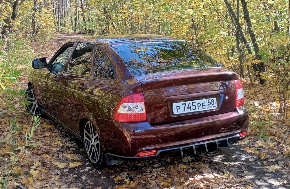 Диффузор заднего бампера Приора