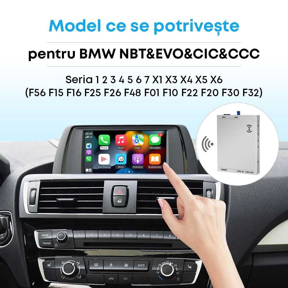 Interfata Carplay Android Auto BMW  CCC CIC NBT EVO