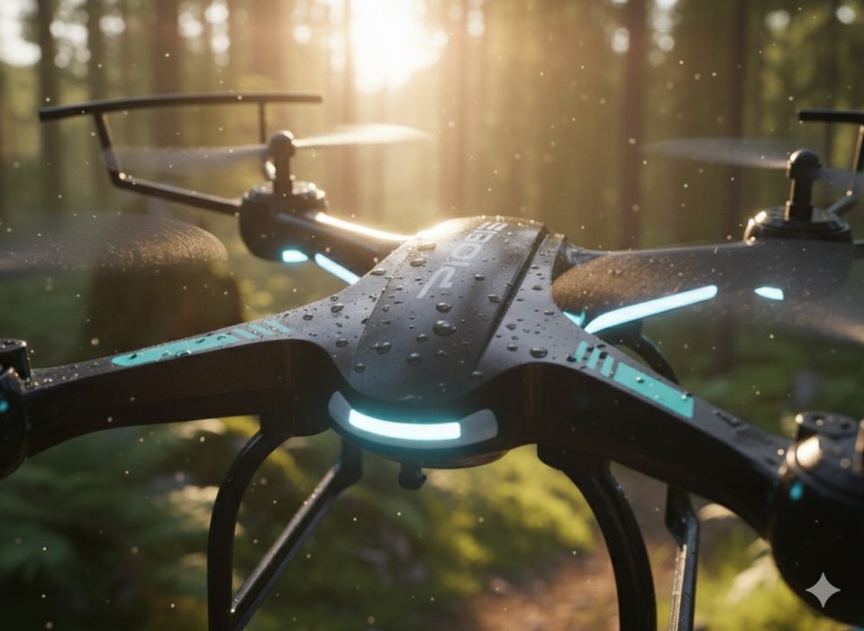 Dron. Дрон, квадрокоптер игрушка. Без камеры