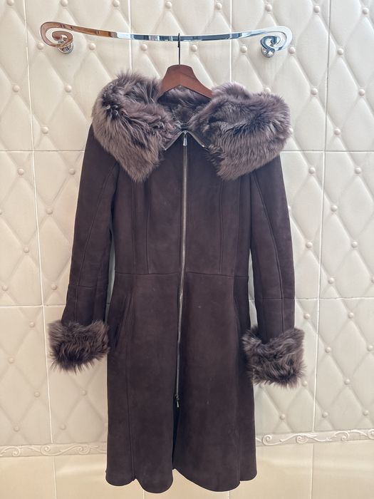 Дубленка для девочки-подростка,размер XS