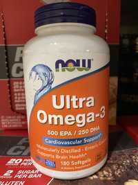 Ультра омега 3, ultra omega 3, рыбий жир, 180шт