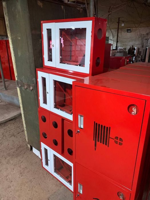 Уличный пожарный щит пост перечеслением