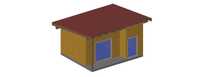 Tiny house 5800€ pe structura de lemn timber frame
