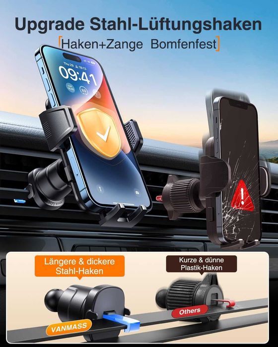 Suport pentru telefon auto pentru ventilatie, f pentru iPhone , samsun