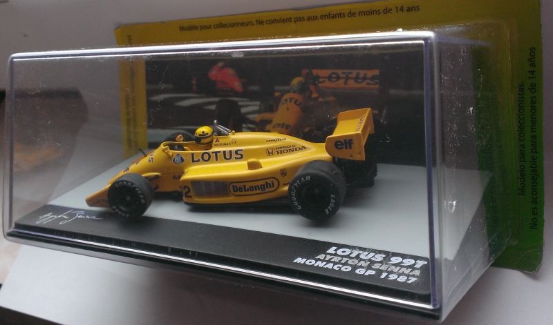 Macheta Lotus 99T Formula 1 1987 Ayrton Senna - Altaya 1/43 F1