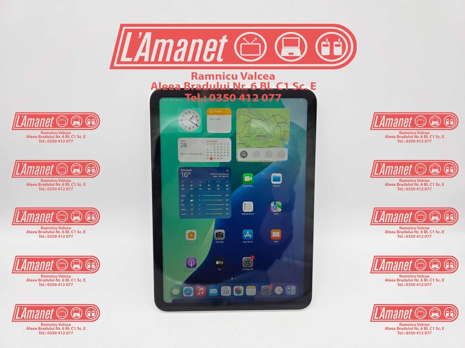 Tableta 10.9" Apple iPad Gen 10 10.9" Silver 64GB 4GB Ram Wifi