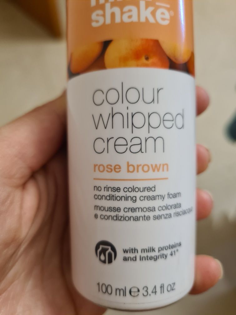 Milk shake тонираща пяна за коса  Rose brown