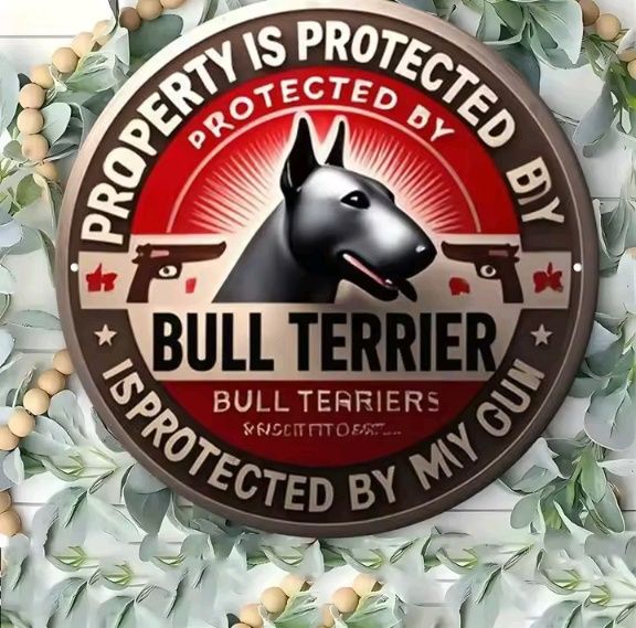 Метална табела на куче