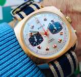 Ceas Cronograf KIPLE Panda cal Elvetian Valjoux 7733 colectie