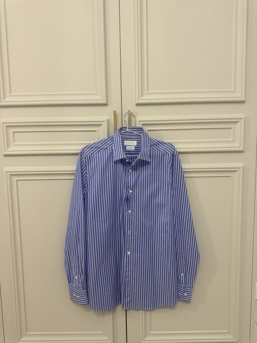 Мужская приталенная рубашка Massimo Dutti размер L