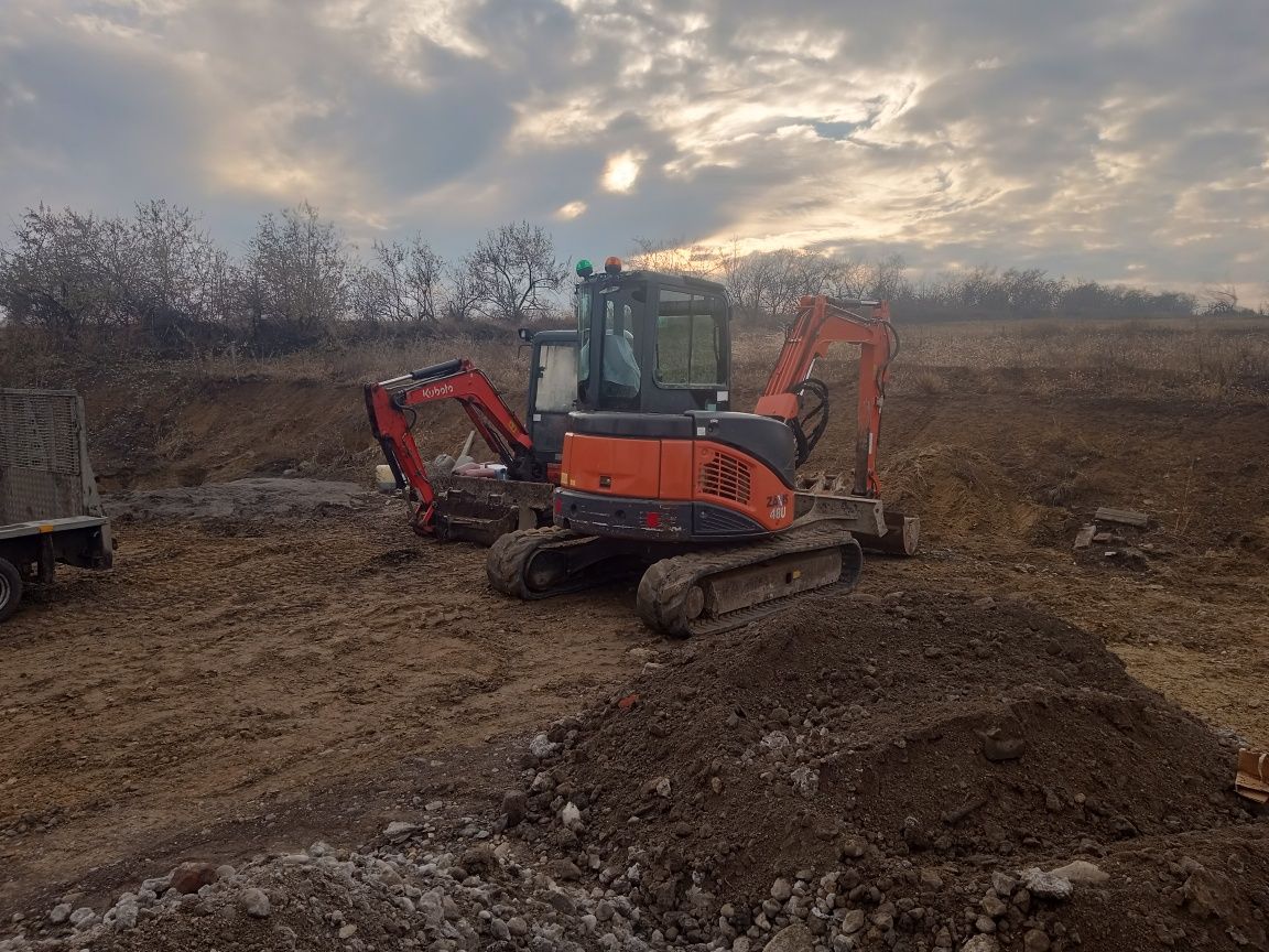 Excavator cu operator. Excavatii . Basculanta.Sapaturi.PICON!