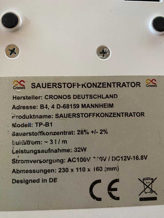 Concentrator oxigen portabil