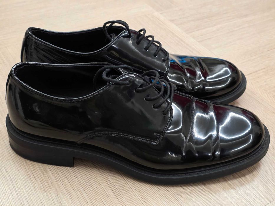 Pantofi negri LAC, bărbătești, Zara 39