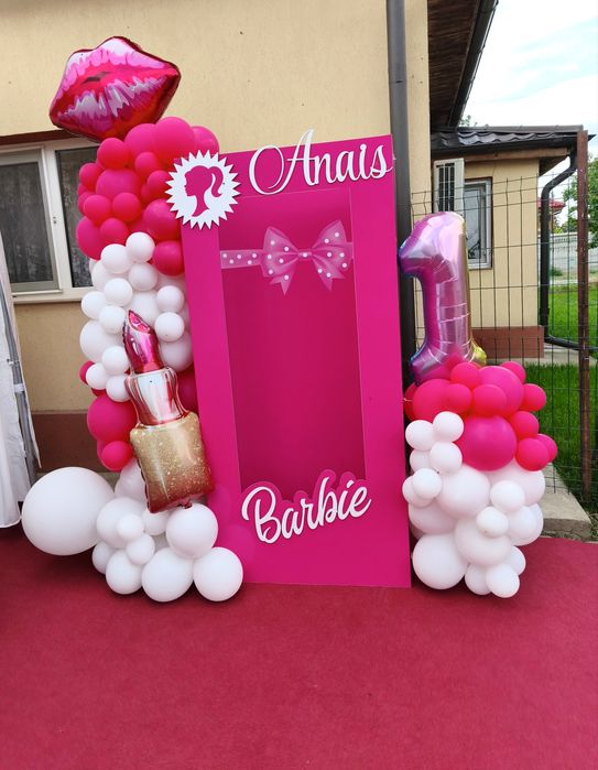 Cutiei Barbie/ Spiderman /Arcadă baloane/Cifre luminate
