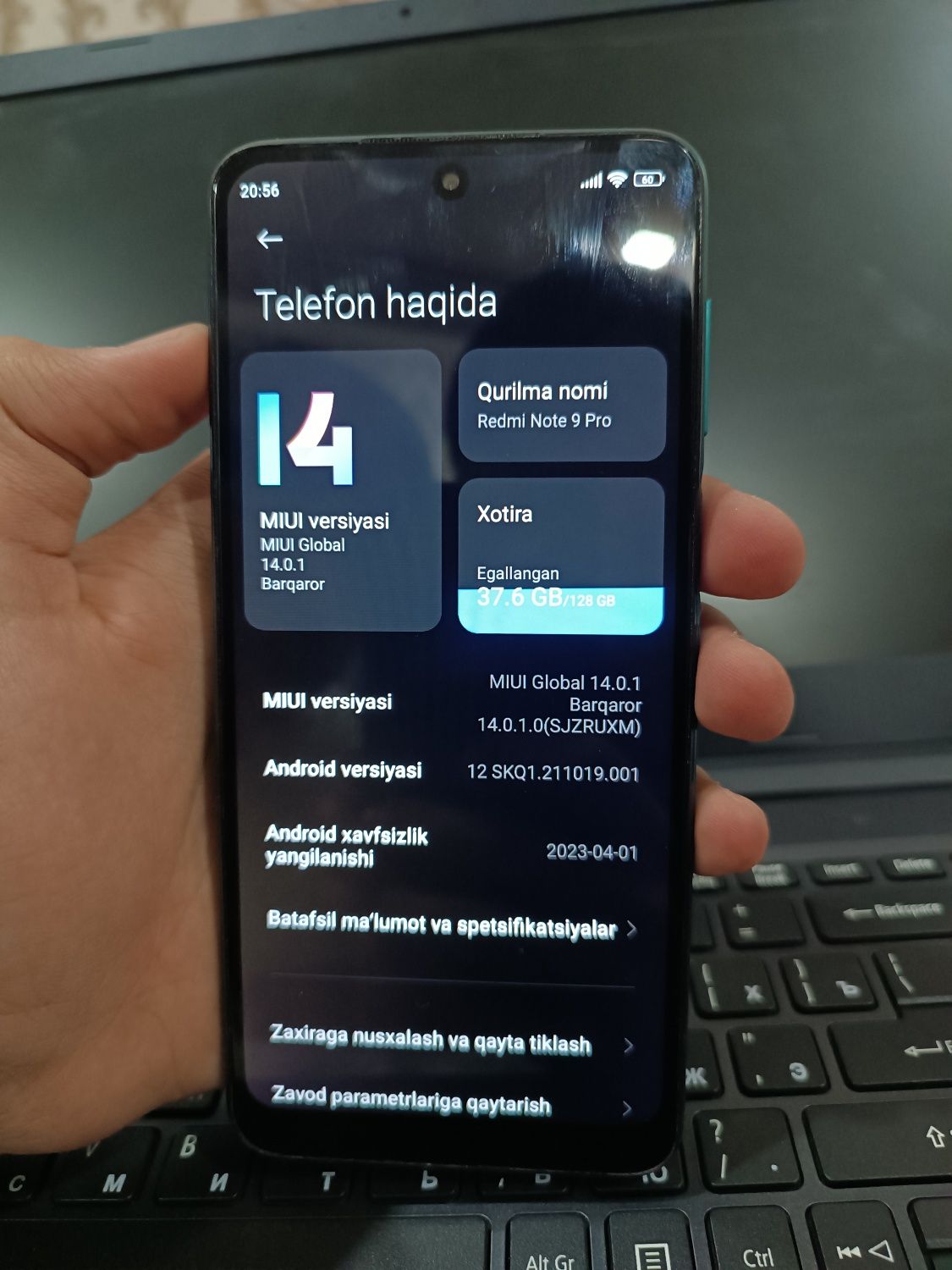 Redmi note 9pro toshkent