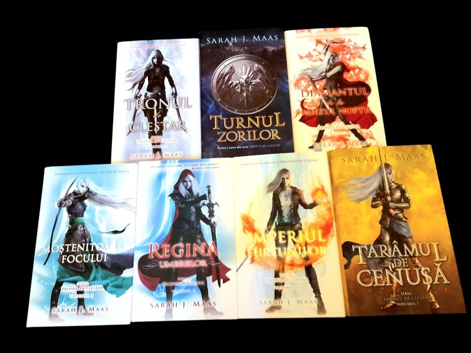 Seria TOG - Tronul de clestar (cartonate),  Sarah J. Maas