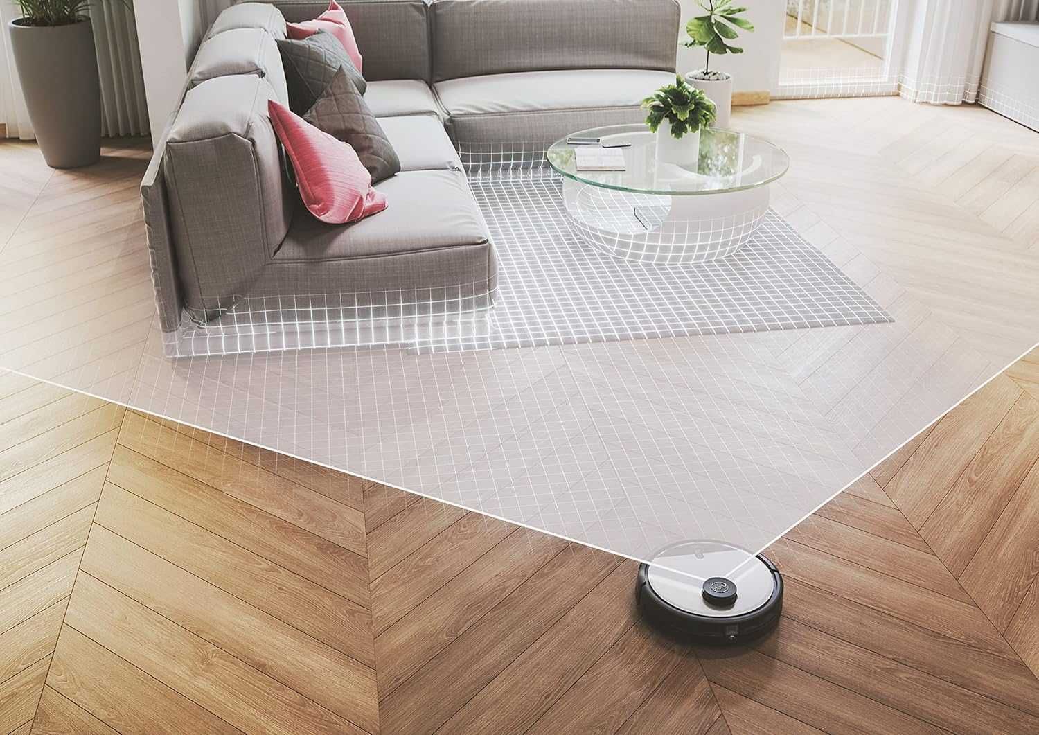 Прахосмукачка робот Hoover HG5 HG550D Лазерна навигация картографиране