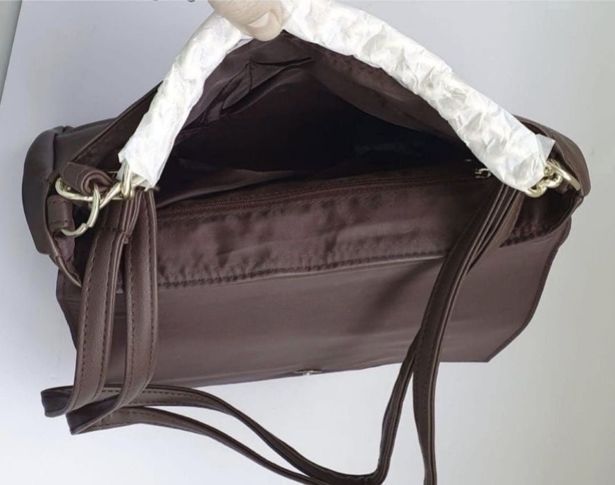 Geanta noua Modern Conection Satchel Avon maro-grena