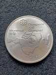 moneda argint orig. Canada 5 dolar 1976 Montreal
