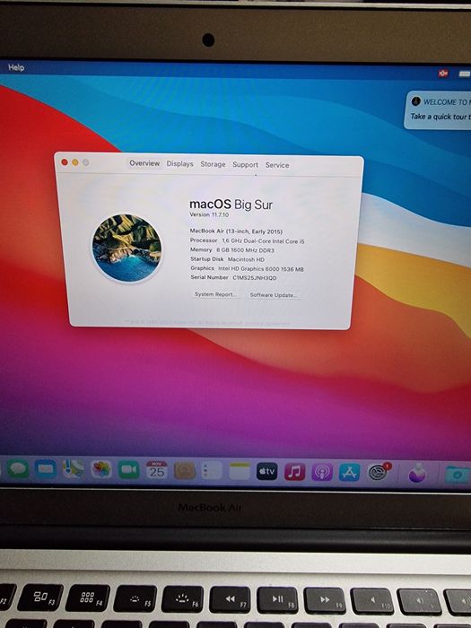 MacBook Air A1466 2015 ssd Apple