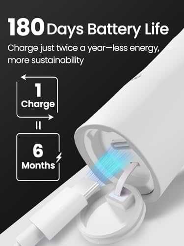 Нова Електрическа четка за зъби IPX8 180 дни батерия 4 глави 5 режима