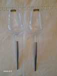 Set pahare pentru plaja (pointer glasses) cristal Bohemia