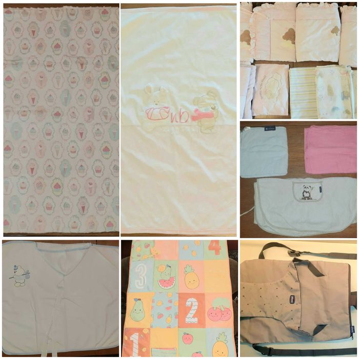 Бебешки одеала, обиклоници, хавлия, килимче за игра, пелени