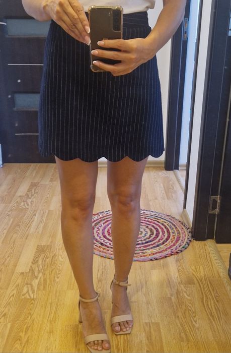 Fusta mini ASOS bleumarin