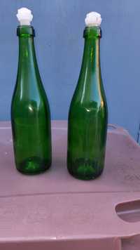 Sticle șampanie cu dopuri plastic