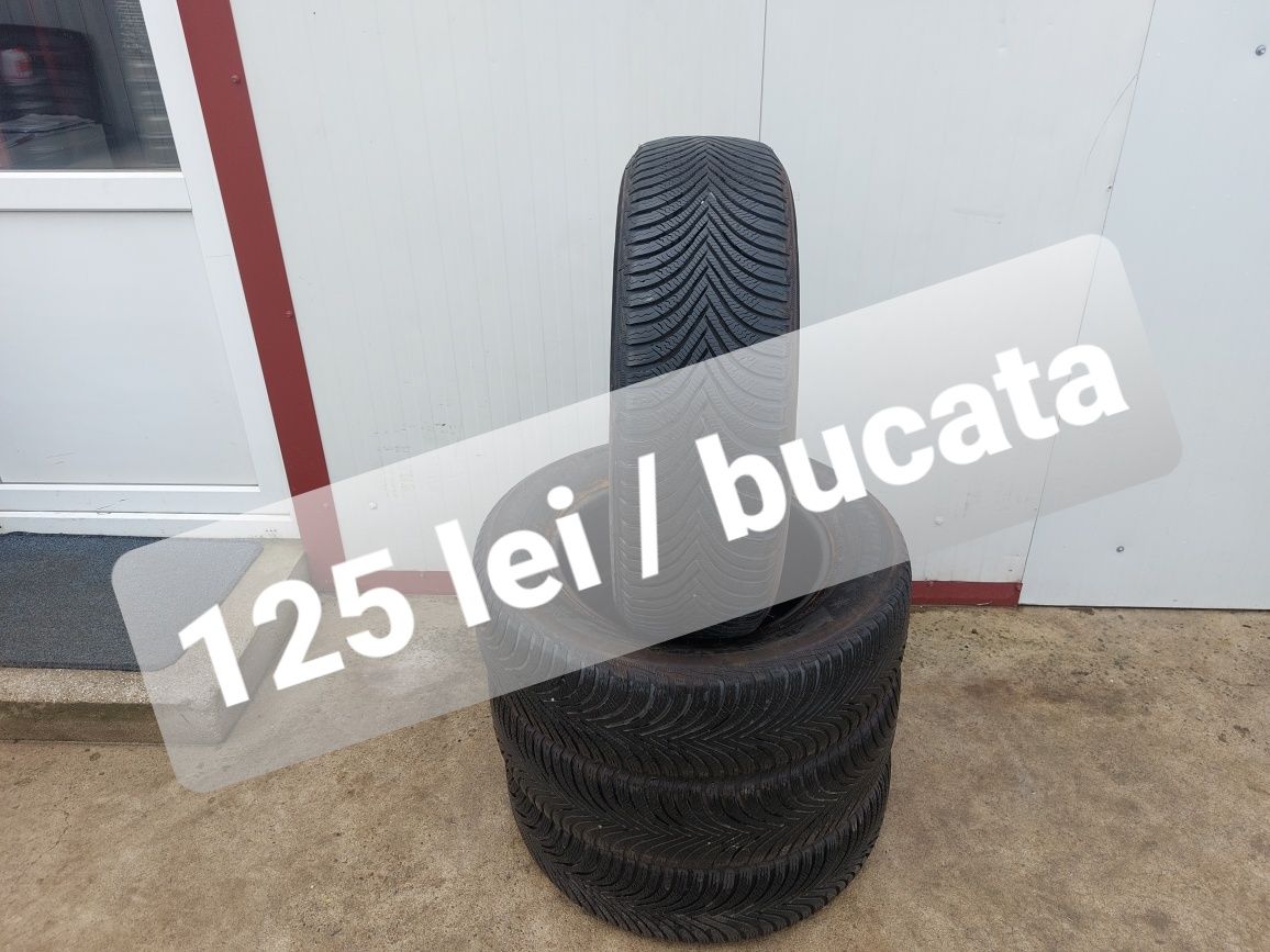 125 lei bucata! Set anvelope M+S 215 65 17 Michelin Alpin 5