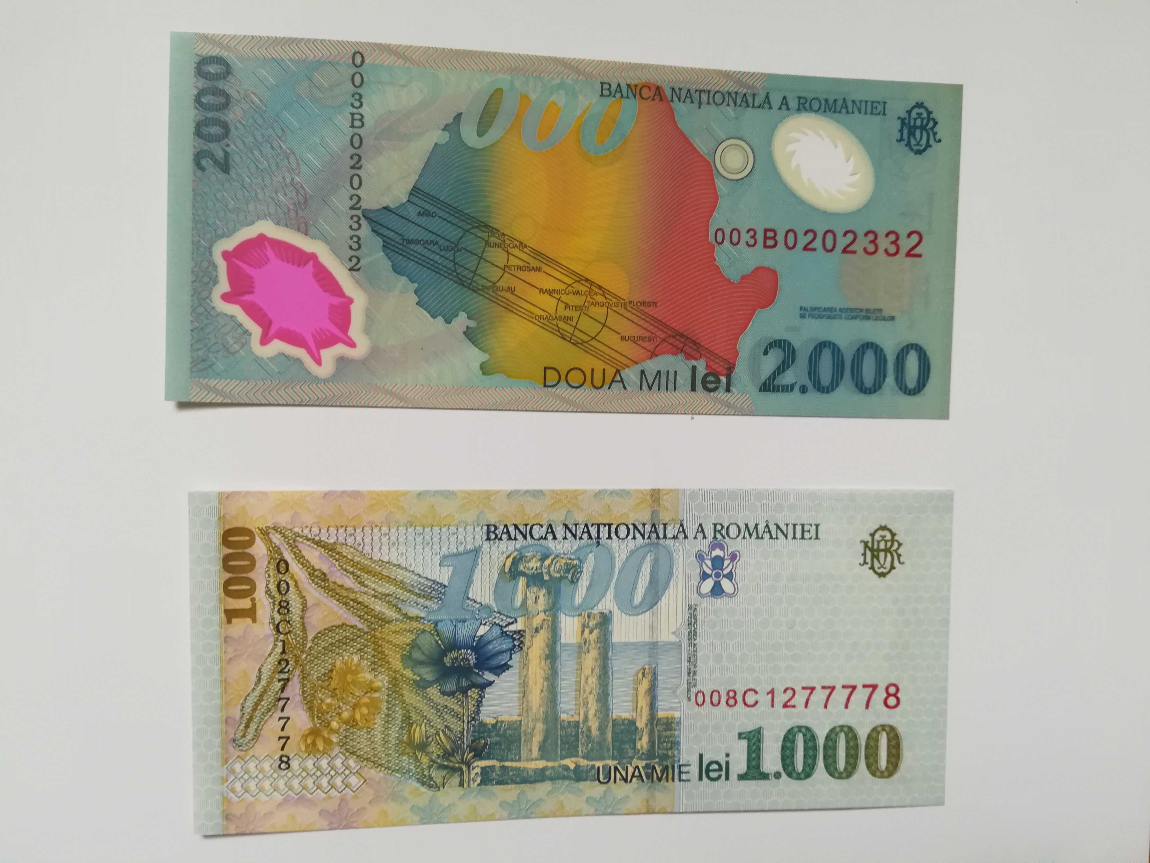 Bancnota 2000/1000 lei UNC