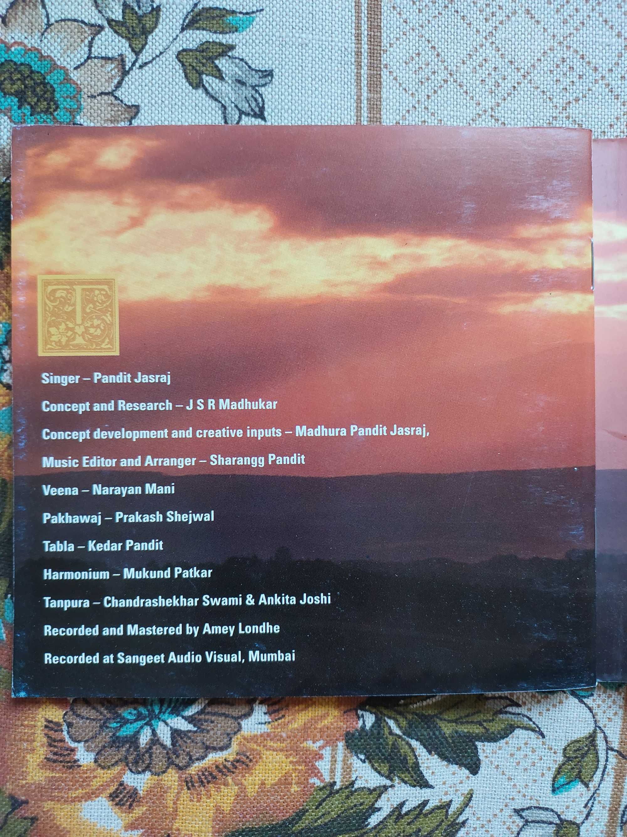 2 Cd-originale,nou, Miyan Tansen as interpreted by Pandit Jasraj,India