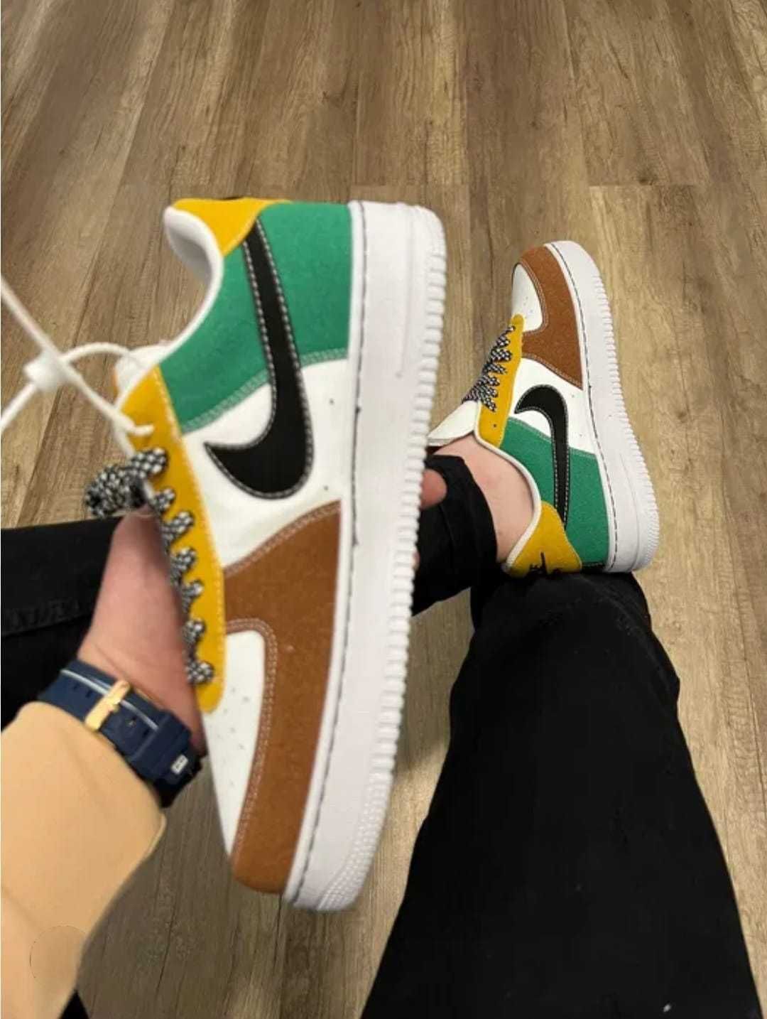 Nike AF1 low wmns alb/verde/maro