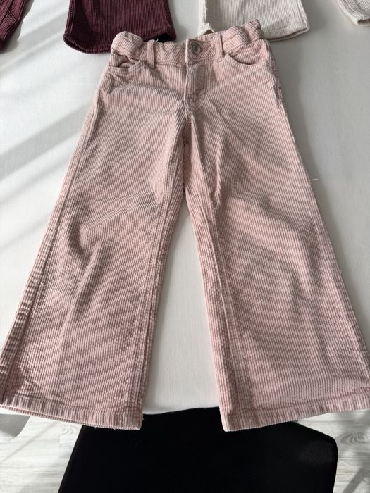 Pantaloni H&M raiati pentru fete 98 cm, 2-3 ani.