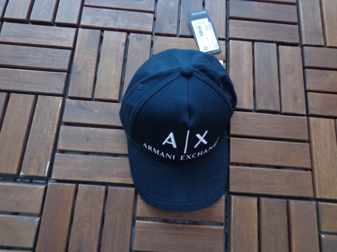 Мъжка бейзболна шапка Armani Exchange Corp logo Baseball Cap