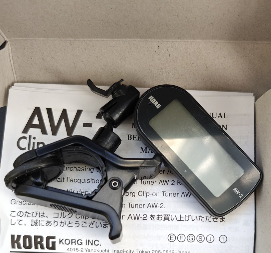 Korg AW-2G Clip-on Tuner Chromatic