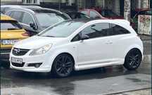 opel corsa opc line black and white limited edition
