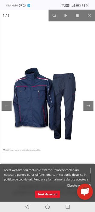 De vânzareCostum salopeta Andura