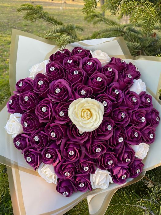 Buchet flori de sapun idei de cadou