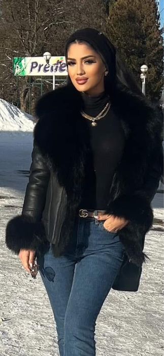 Cojoc din blana naturala vulpe 1000 de lei