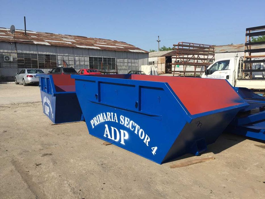 Container skip 5.5 mc–tabla podea 4 mm, pereti 3 mm Direct Producator
